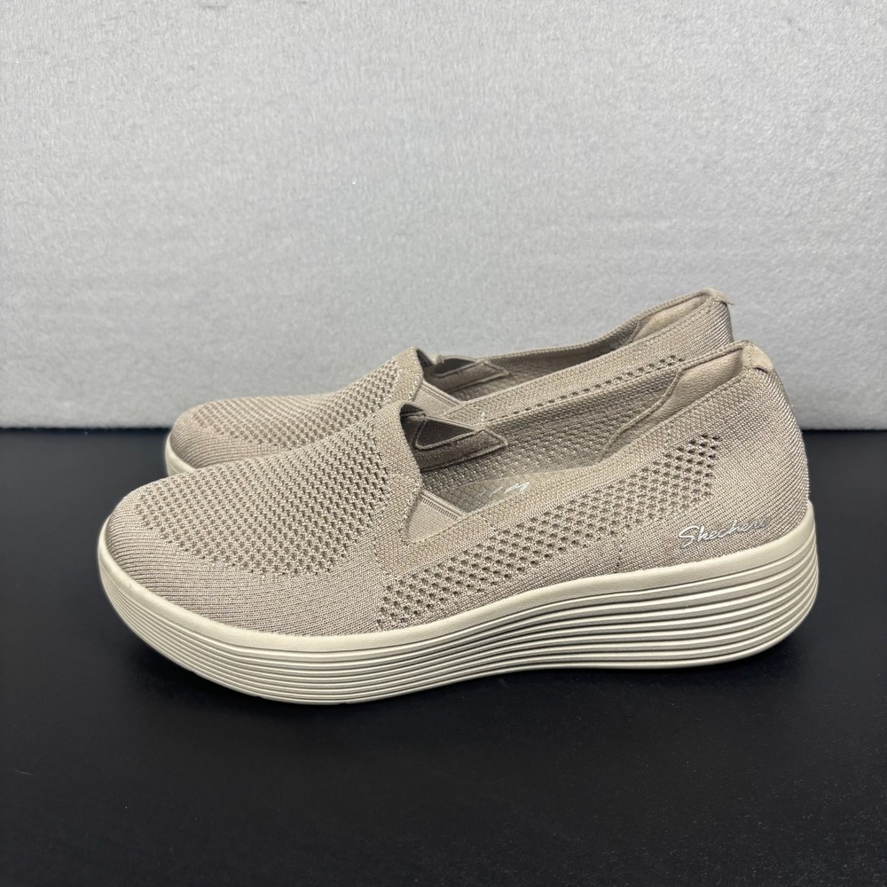 Skechers Arch Fit Laguna Adore Her 159089 Taupe Women's Size 8 Casual Shoes
